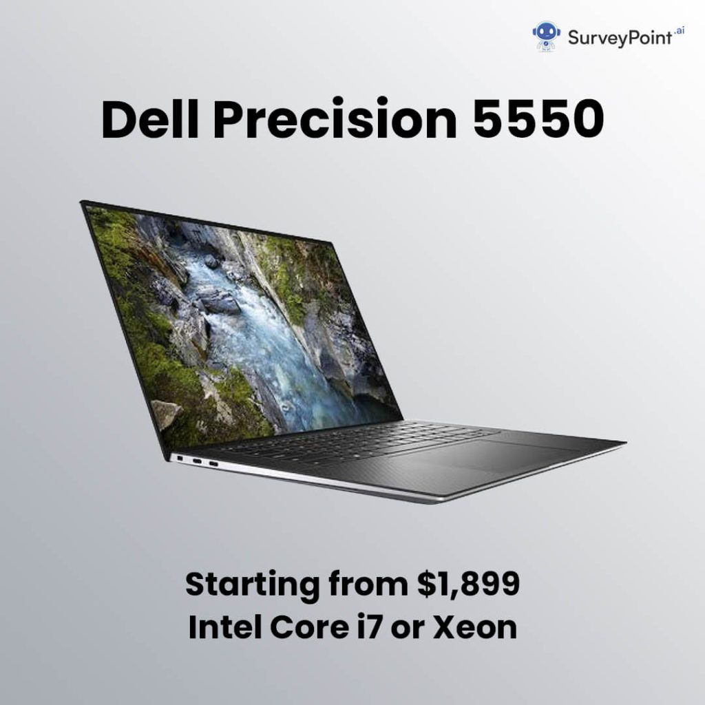 Sleek Dell Precision 5550 laptop with powerful performance and stunning design.