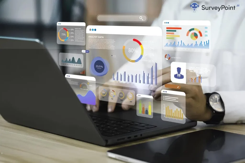 Illustration showcasing data entry analysis tools for informed decision-making.