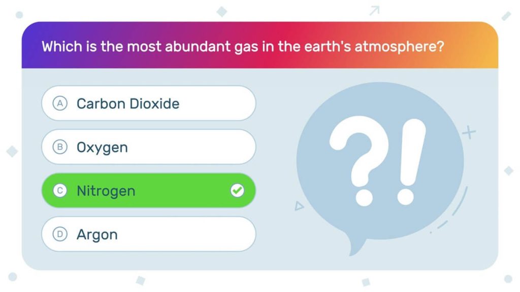 Earth's atmosphere is mostly composed of nitrogen gas.