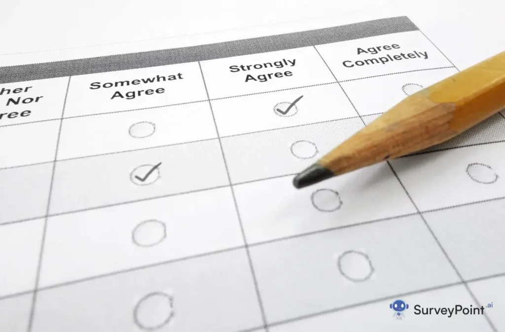 A checklist titled 'Drawbacks of Traditional Offline Surveys' with a pencil on top.