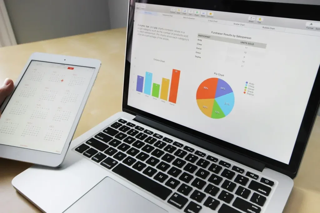 Diagram showcasing methods to leverage Google Analytics for business improvement, alongside impactful sports survey questions.