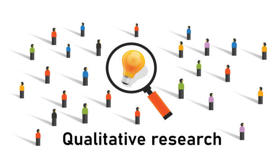 qualitative research involves a large number of respondents