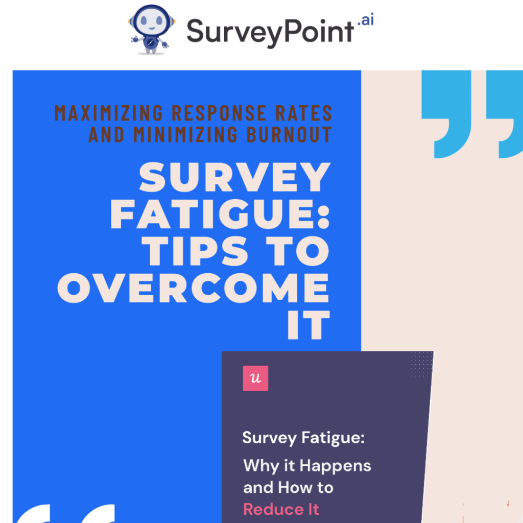 Measures on How to tackle Survey Fatigue