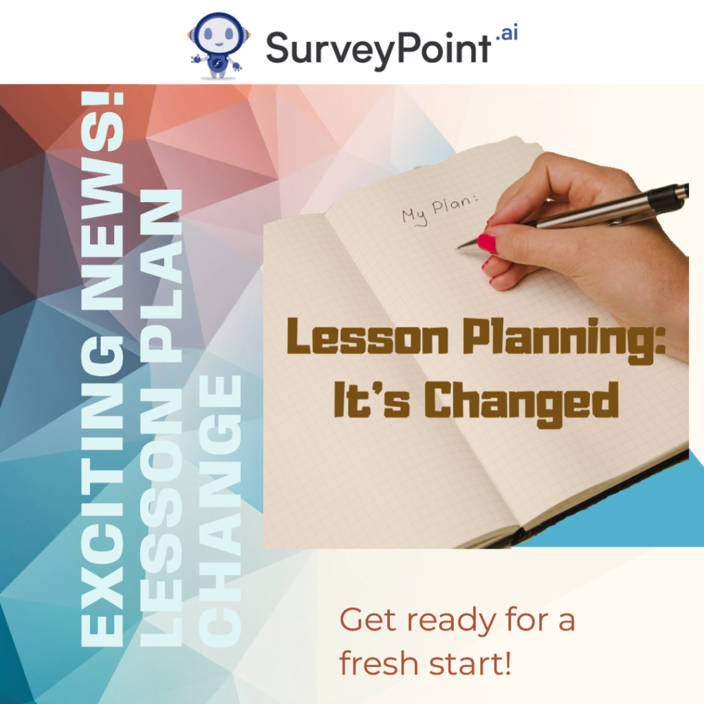 Adjustments with Lesson Plan Changes